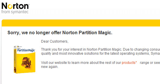 Norton partition magic windows 7