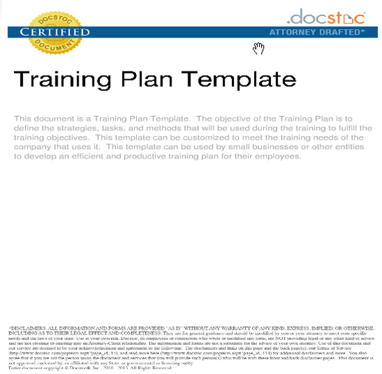 Training Manual Templates Microsoft Word